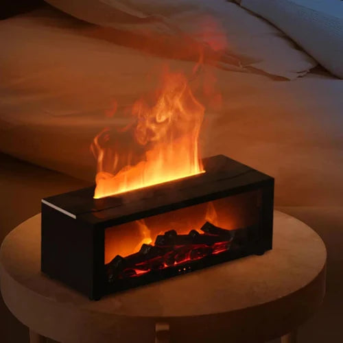 Exovo™ Flame Effect Aromatherapy Diffuser – Warm and Relaxing Atmosphere at Home