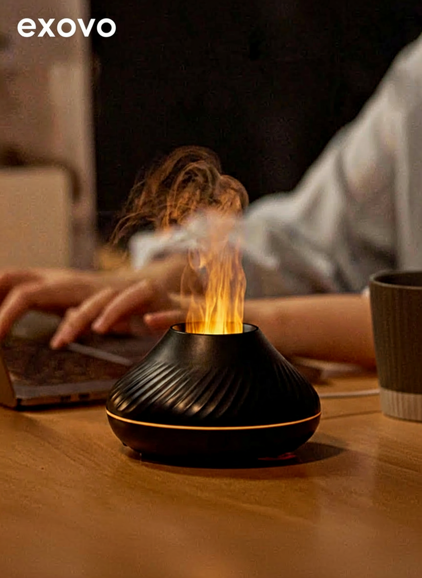 🌋 Eruption of Calm™ – The Volcanic Aromatherapy Diffuser